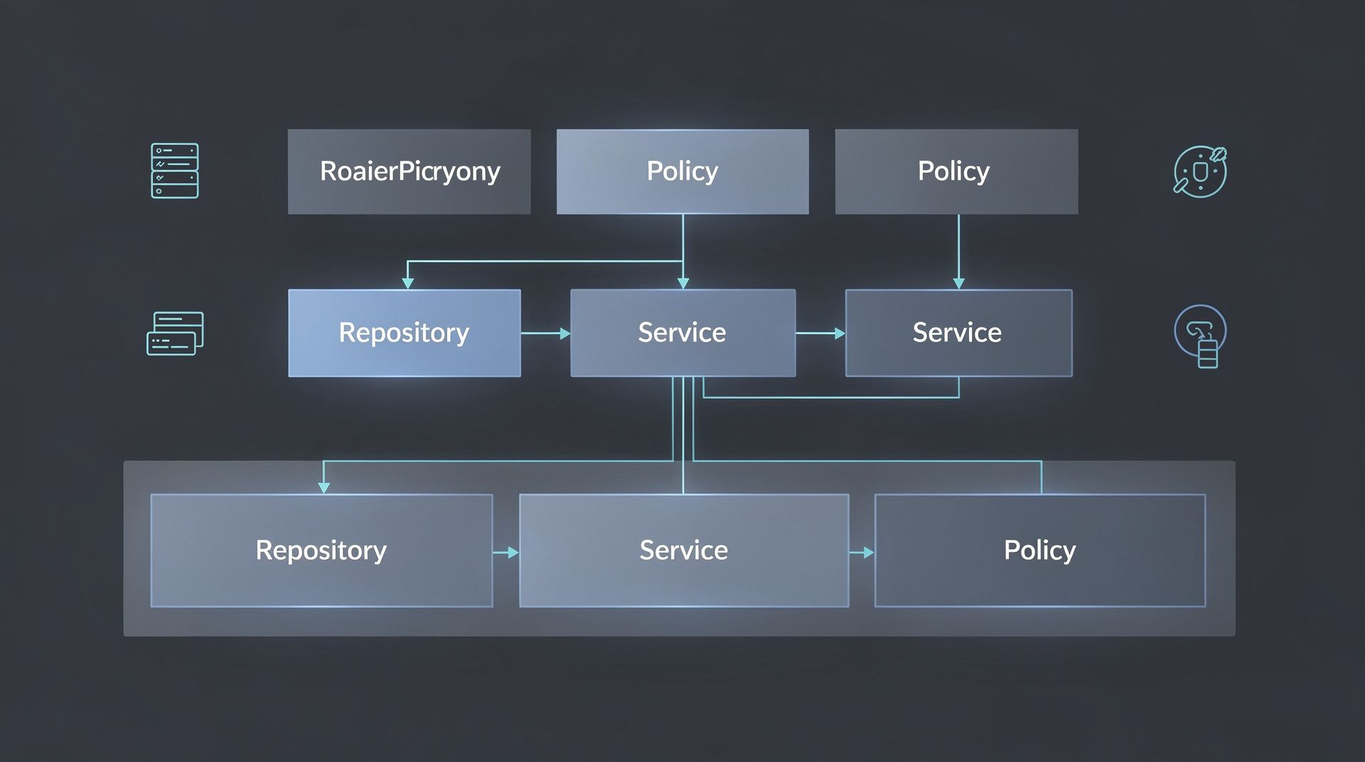 Architecture Laravel : Repository, Service, Policy — Ce que j'ai appris sur HookBridge