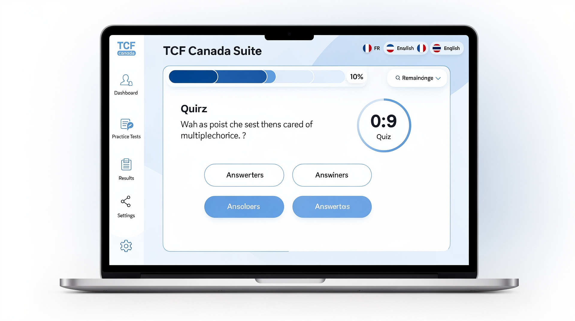 TCF Canada Suite — Préparation aux examens